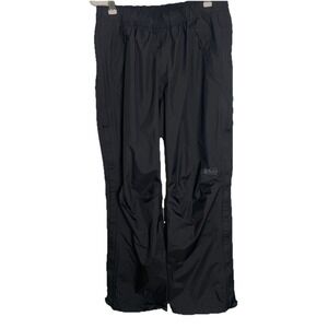 REI Peak 2.5l Black Lightweight Waterproof Hiking Rain Pants Womens S Petite